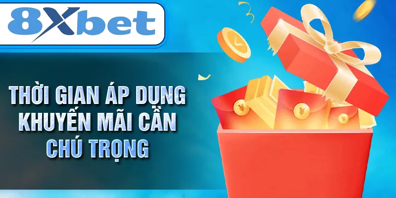 Thời gian áp dụng khuyến mãi cần chú trọng